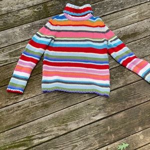 Vintage Gap Striped Turtleneck Sweater L